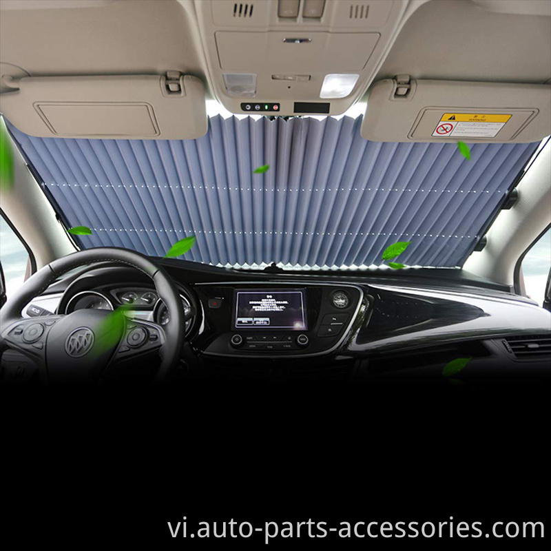 Universal phía trước phía sau phía sau tự động khối nhiệt bảo vệ kính chắn gió che mặt trời cho cửa sổ xe hơi